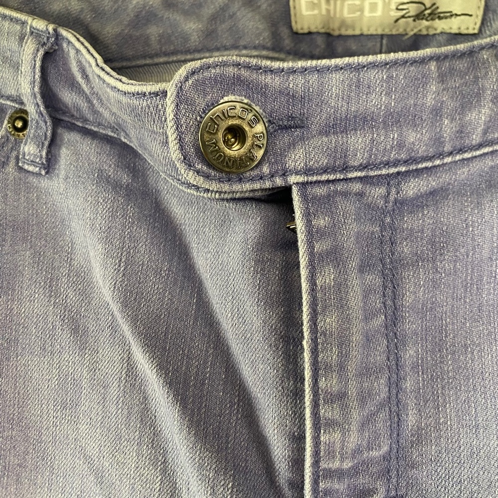Chico's - Platinum Jeans - Light Purple - Size 10/M (Chico's 1.5) - Picture 3 of 7